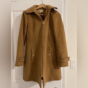 Michael Kors Camel Wool Coat, Size S
